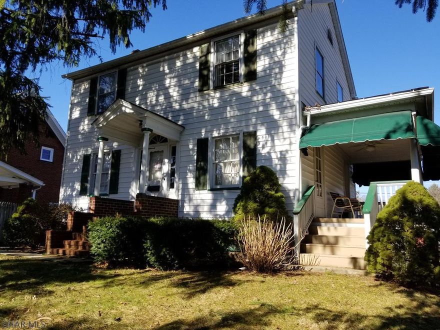 Great 3 bedroom, 1 bath home.  Beautiful hardwood floors span throughout the home, features a nice covered side porch that overlooks a large flat yard.  1 car detached garage with additional off street parking.  The basement is heated, would be a great place for a workshop.  Schedule a showing and see the charm this home has to offer.