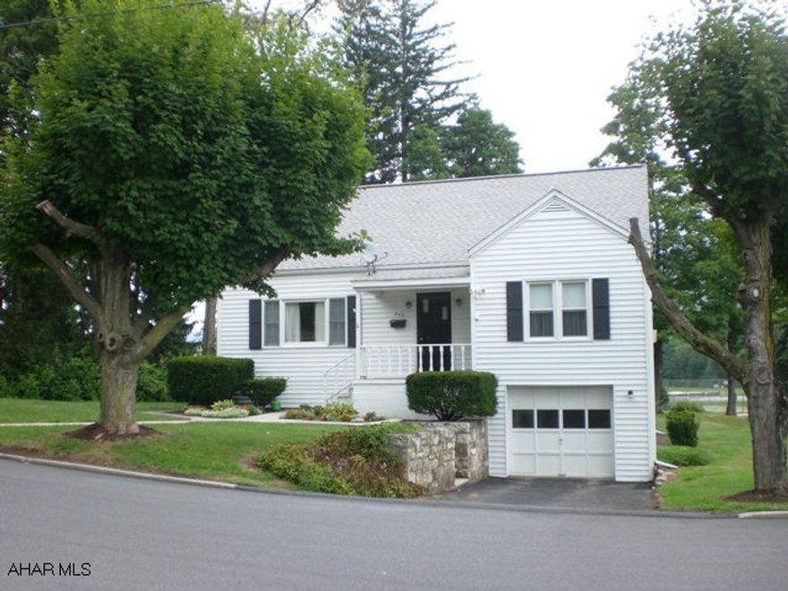 Charming 1 1/2 story home in the Bedford Borough. lots of space inside this well maintained home. It has a living room w/ a wood burning fireplace, dining room, kitchen with newer oak cabinets, three bedrooms, a den (could be BR), and two baths. Newer shingle roof, vinyl sidings, thermo pane windows, and oil hot water heat. Full basement with 2-car integral garage. home sits on 3 lots consisting of .43 of an acre. Close to everything, a really nice property!
