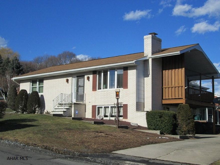 Pleasant Valley - Well built brick home with all appliances included.  Sip your morning coffee while sitting on the private deck and enjoying the great view.  This home has been updated over the years with furnace, C/A, windows, deck and wiring.  Water purifier specifically for kitchen sink and refrigerator.
