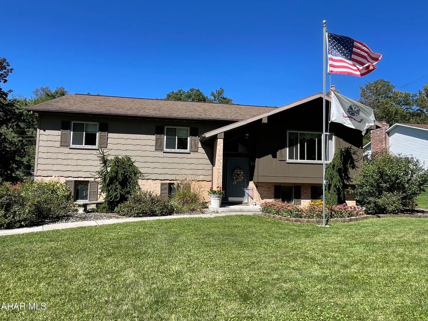 This meticulously maintained 3 bedroom 2.5 bath home is ready for your belongings. The kitchen features beautiful wood cabinets, granite countertops, plenty of storage and hardwood floors. Off the kitchen is a spacious dining room that can accommodate a large table for entertaining.  The living room can hold large furniture pieces.  The bathrooms all have been recently renovated.  The master bedroom has three closets one that is walk-in and a master bath. There are two additional bedrooms, both spacious with plenty of closet space.  The basement has a half bath connected to the laundry/utility room.  The over sized family room has a wood burner that keeps it nice and warm in the winter.  The covered porch is great for grilling out back and the fenced yard contains all your critters. Over sized two car garage can store all your additional belongings.  Call today!