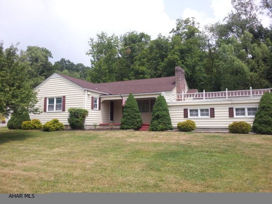 Sprawling 3bd 1.75ba ranch with large yard! Central vac. 2 car garage. Hollidaysburg SD. Screened in porch and much more!  In addition is a .418 acre lot next door could also be purchased ask for details!