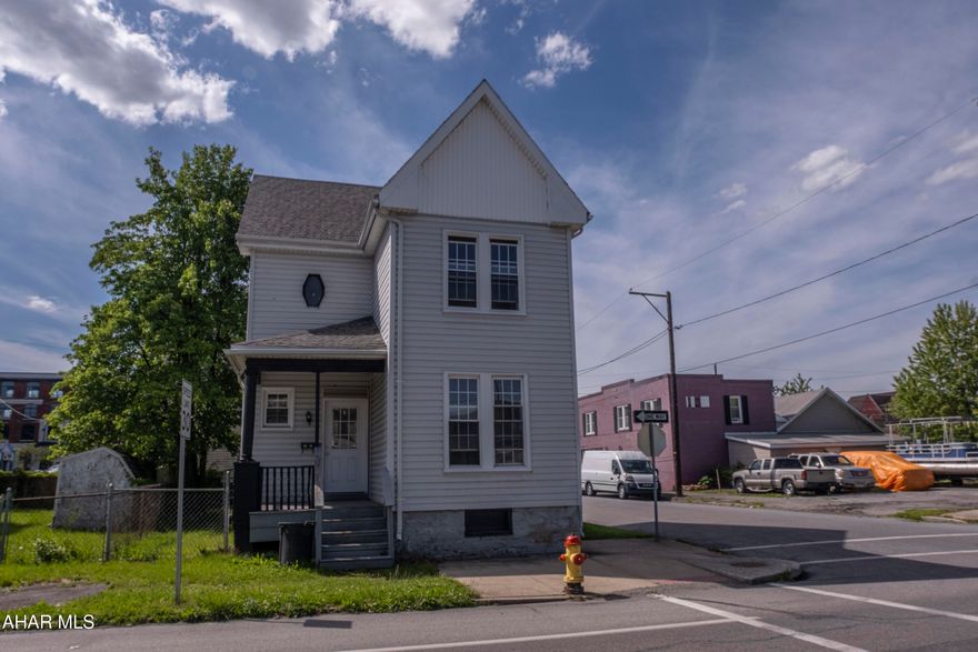 Charming 3-bedroom home on a corner lot in Altoona! This well-maintained property features a spacious living room and dining room, along with a convenient 3/4 bath on the first floor and a full bath on the second floor. Enjoy relaxing on the inviting front porch or spending time in the small, flat, fenced backyard -- perfect for pets or just hanging out. Schedule your tour today!
