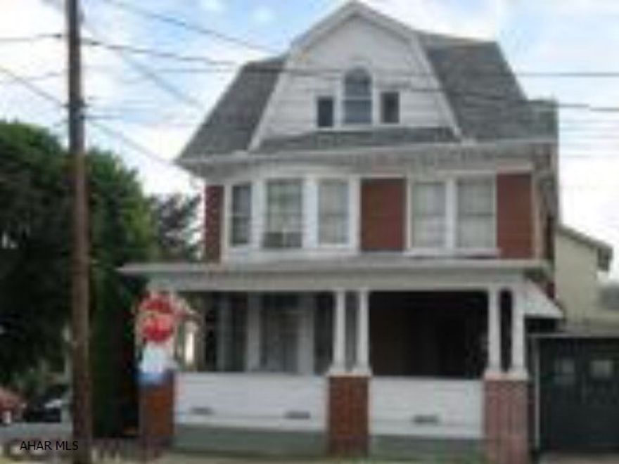 Three-story brick Victorian style home with many possibilities! Home features original hardwood floors and woodwork. Currently being used as a duplex. Live in one unit and rent out the other to help pay the mortgage. Or take advantage of the space and use the upstairs and downstairs as a single family home. 2 bedrooms upstairs and 1 bedroom on the main level. A full bath on each level. Need more space...there are 3 additional rooms on the 3rd level that are nearly finished. Endless possibilities for whatever need you are looking for! Come check it out today!