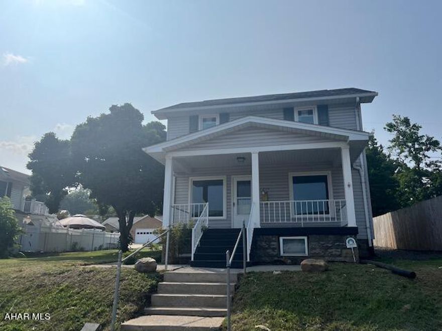 Updated home in Pleasant Valley Area featuring 3 bedrooms, 2 baths, 1st floor laundry. Large lot with off street parking. The tax records states the home was built in 1950 however the home does appear to be older than 1950