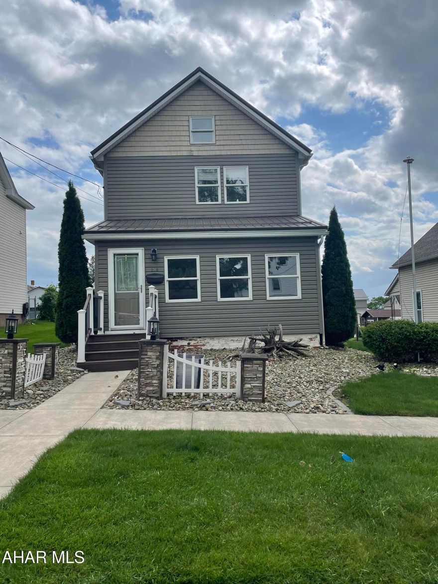 Beautiful 3 bedroom, 1-1/2 bath updated home on a quiet little street. Home features beautiful oak trim inside and a spacious eat in kitchen with lots of storage space. The sunroom and mudroom are nice added touches as well. Also has a walk up unfinished attic that could be finished for playroom or 4th bedroom. Outside features a nice size yard with a patio that you can enjoy the summer days on and has a gas fire pit for the cool evenings.