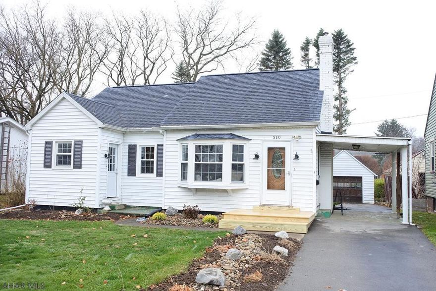 Well maintained 2 Bedroom home in a convenient location.  New kitchen and updated bath,hardwood floors and good mechanics make this a good choice.  Cozy up in the living room and enjoy the wood burning fireplace.. Winter is right around the corner.  This home has a lot to offer...it's move in ready and the interior has been freshly painted. Newer roof and windows, updates galore, quiet street...come check it out.