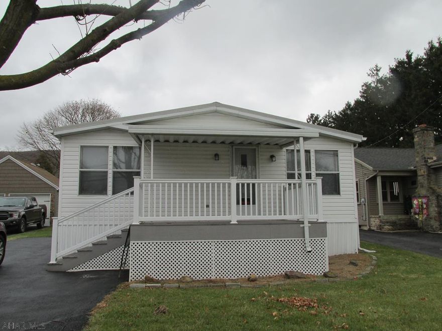Motivated Seller!!  TERRIFIC FOR FIRST TIME BUYER OR RETIREMENT! Great manufactured home on .287AC - LR, DA, Kit, 2BR, 1.5BA, New metal roof, newer heat pump (propane), forced air.  Hook-up for a generator, paved driveway, shed & sand mound septic w/E Sharpsburg Community Water System.  Manufactured home - title has been retired.  The property is on a semi-permanent foundation/craw space - has 4 tie downs & piers.  This is an estate - the executor is Jeffrey P Steward.  Larry Lashinsky Esq is the attorney for the estate.