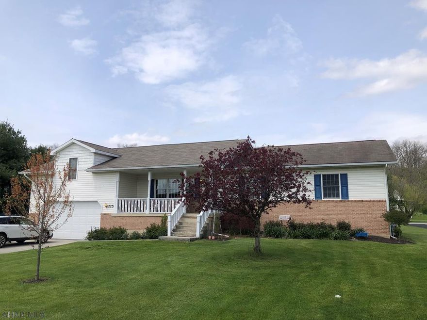 Beautiful 4 bedroom, 3 bathroom multi-level home in the Hollidaysburg School District. This home sits on a flat lot just under 1/2 an acre. There is a main living room plus a family room with gas fireplace and wood floors. The full basement is unfinished with tons of potential. Just off the main floor dining area is a great screened covered deck. 2 car attached garage. The master suite has a walk-in closet and a full bath. (This area was just added in 2017.) All appliances will convey with this home. Enjoy the many great features of this home, including central AC. Frankstown Elementary School.