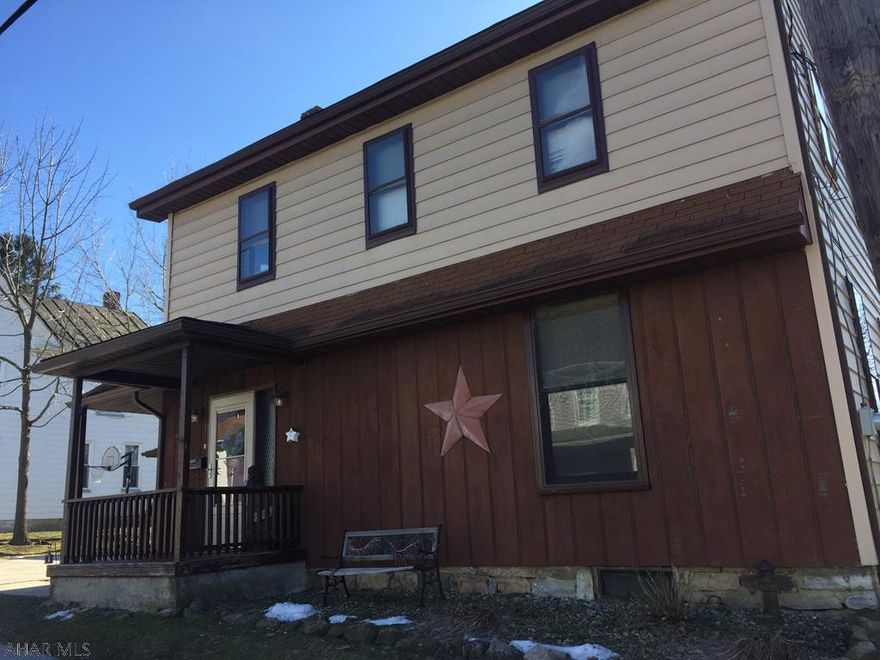 Charming 4 bedroom house in the heart of Martinsburg.  Freshly painted and ready for new owners.  Tons of living and storage space for the whole family.  Wood stove in the family room/den serves as an alternative heat source.  Fourth bedroom is currently used as laundry space, but hookups are present in the basement if you choose to utilize it as a bedroom again.  Large, attached 2 1/2 bay garage is well-kept and offers tons of space.