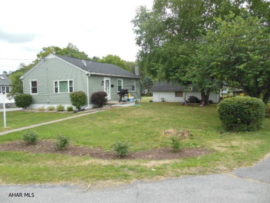 Eldorado ranch home on a corner lot!  3 BR, 1 BA w/shower, 2 car detached garage with openers and a carport on the end. Home is updated with roof(10), garage doors, windows, siding, doors inside and out, new flooring, new electric service scheduled, and more! Woodstove in basement and could have a rec room.  Home sits on its own lot which has underground dog fence, not directly beside a neighbor. Flat area, but not in a flood zone. Very close to stores and mall. Plenty of parking. Must find suitable housing, actively looking to move closer to work...