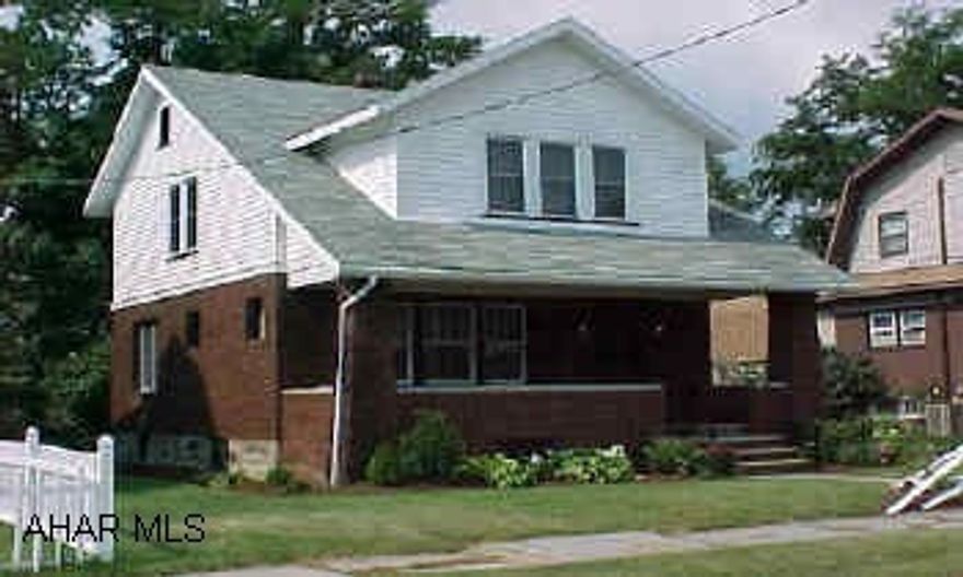 2.5 Story brick to square, new vinyl siding above, 10 year old roof, new windows, new siding on garage. Spotless inside, birch kitchen, natural woodwork, new carpet, and vinyl throughout, hot water gas heat, copper plumbing. Great landscaping. Ready to mo 2.5 Story brick to square, new vinyl siding above, 10 year old roof, new windows, new siding on garage. Spotless inside, birch kitchen, natural woodwork, new carpet, and vinyl throughout, hot water gas heat, copper plumbing. Great landscaping. Ready to move in. New treated lumber covered rear deck.