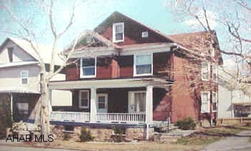 Large 2-story house, 3BR, rolled roof, insulbrick siding, newer windows, needs work.  Good investment property.  Being sold as is.