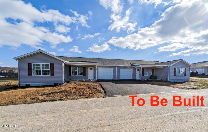 COMING SOON! Single-level living awaits you in the exclusive Deer Meadow 55+ Community, within a gated community. This particular unit is situated on the left side. The residence, currently under construction, will boast two bedrooms and two full bathrooms. A well-appointed kitchen with a cozy eat-in area will provide convenient access to the backyard. Adjacent to the kitchen, a laundry/mud room connects to the one-car garage. The primary bedroom offers the luxury of an en-suite bathroom with a walk-in shower. Take advantage of the exceptional amenities provided by Deer Meadow, including a community building, exercise facility, and a heated saltwater swimming pool. For a monthly association fee of $245, enjoy access to all amenities, insurance coverage, outside maintenance (such as roof and siding repairs), lawn care, snow removal, and trash disposal. The developers are licensed real estate brokers, ensuring a high standard of professionalism. To locate this duplex unit, please refer to the map in the pictures - unit is marked with a red box. Taxes will be determined upon completion of the home. The rendering and images provided are for reference purposes only and may not represent the exact finishes that will be featured in this home.