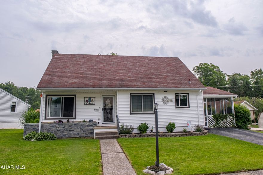 This beautifully updated Cape Cod home perfectly blends classic charm with contemporary living. As you step inside, you're greeted by the warmth of gleaming hardwood floors that extend throughout the main living areas, creating a seamless and inviting flow.

The heart of the home is its updated kitchen,  featuring modern appliances, stylish cabinetry, and ample counter space, making meal preparation a joy. Adjacent to the kitchen is a spacious living room, the ideal spot for relaxation or entertaining. Its centerpiece is a cozy wood-burning fireplace, perfect for chilly evenings and creating a welcoming ambiance.

Convenience is key with a first-floor bedroom offering flexibility and easy accessibility, complemented by a full bathroom also located on the main level. Upstairs, the second floor boasts two additional bedrooms and another well-appointed bathroom, providing comfortable private spaces for family or guests.

The home extends its living space downstairs with a finished basement, offering endless possibilities for a recreation room, home office, or media center. The laundry area is conveniently located in the basement as well.

Outside, you'll discover a nice yard, providing a private oasis for outdoor activities. A true highlight is the screened-in patio, perfect for enjoying bug-free evenings or morning coffee. This versatile space also ingeniously converts into a carport, offering practical shelter for your vehicle when needed. Many new updates. Do not miss this one.  Schedule a tour today.