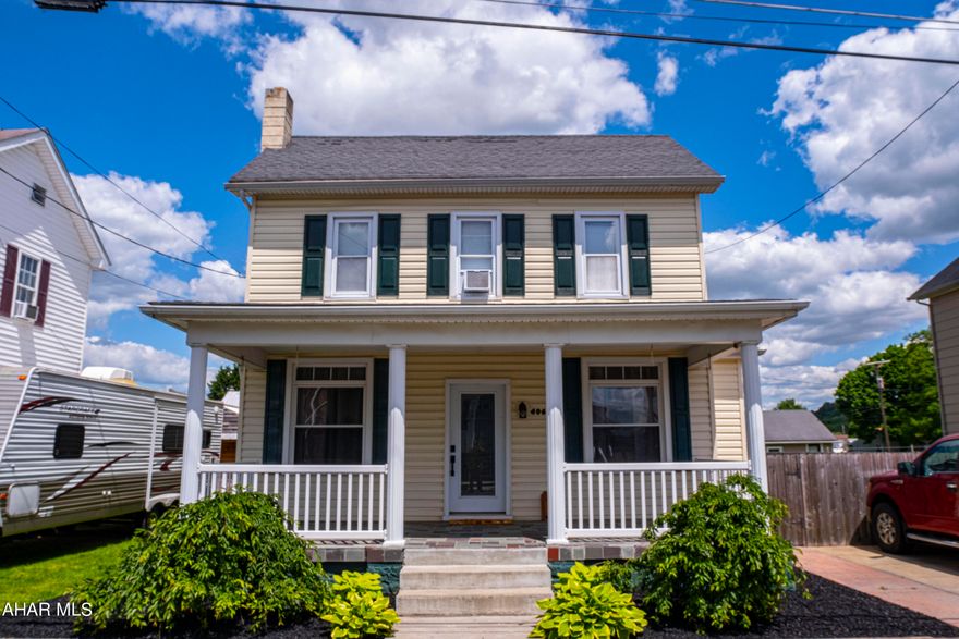 Welcome to this updated and meticulously well-kept 2 bed, 1.5 bath, 2 story home on a dead-end street in the Duncansville Bourgh.  This home offers central air, a large living area, eat-in kitchen, first floor laundry, and a large bonus area that could be used as a dining room, home office, or game room.  Along with two bedrooms and a full bath, the second floor has a bonus room that is currently being utilized as a walk-in closet but could potentially be a third bedroom.    The large double-lot yard is flat and fenced, perfect for privacy and entertaining. The one-car garage is an added bonus.   Don't miss out on the opportunity to make this home yours. Schedule your tour today.