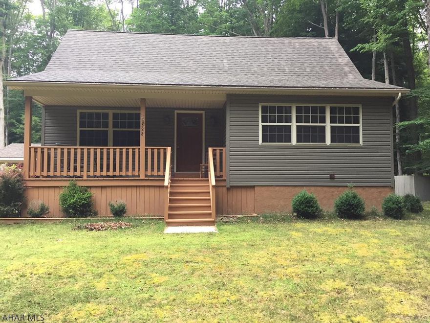 1 1/2 story vinyl sided on a large 1 acre double corner lot. 3 BR, 3 baths.  large carport & shed. Just minutes from Prince Gallitzin State Park & Rock Run ATV trails.Furniture can be purchased for additional cost.