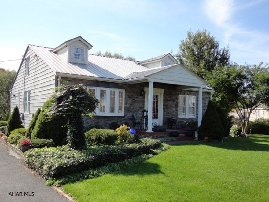 Well maintained 3-bdrm ranch home on 1.151 Ac. Property features include oak flooring, updated kitchen w/oak cabinets, formal dining room w/cherry corner china cabinet, 1 1/2 baths & full bsmt w/walk-out. Plus newer metal roof, 200 amp service, 2-car detached & 1-car detached garage, 2 stg sheds & professional like landscaping. A Must See.