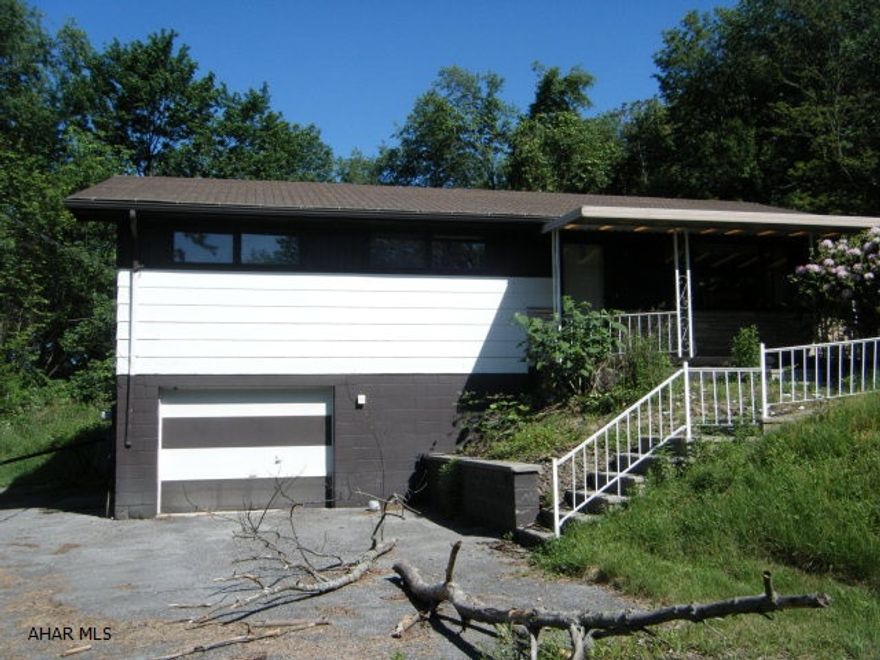 Good property for an investor or fixer upper. Driveway is washed out. SUVs may be able to navigate. Do not take a car here. Property is being sold in as is condition. There are no warantees offered or implied.