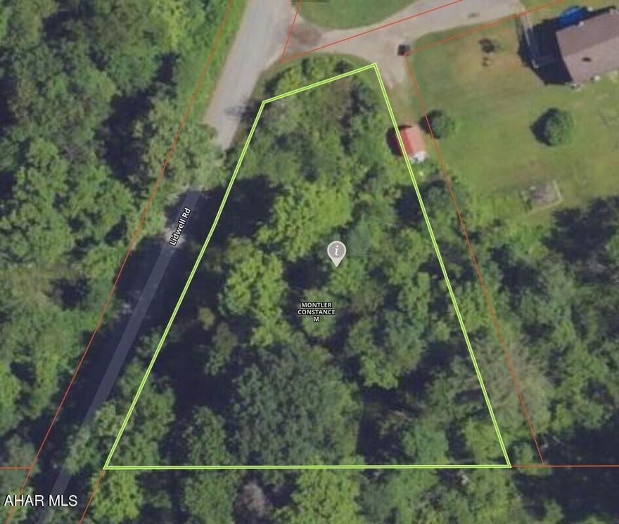 Vacant wooded lot off of Rt#53 on Lidwell Road