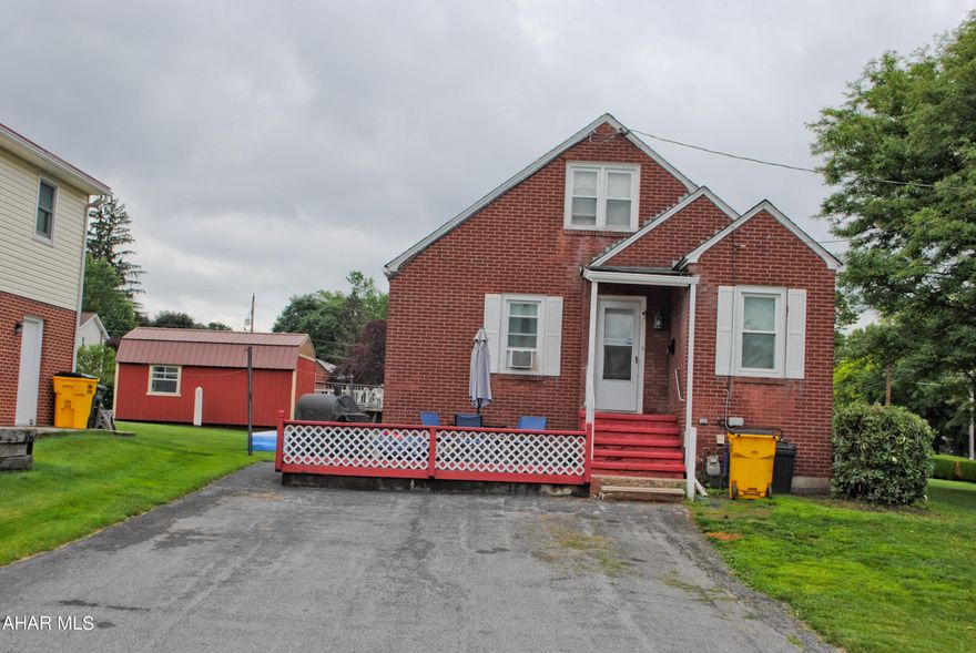 Richland Township - Richland School District!!! Brick 1.5 Story home with spacious room - 3 bedrooms 1 full bath provides ample space and room for storage. The first floor offers large living room, separate dining room and kitchen with appliances, and 2 bedrooms and full bath. The second floor has bedroom. A full basement provides plenty of storage as well as a newer gas boiler, 200 amp panel box. There is a newer roof on the home as well. Shed. Home sits on a corner lot. Come tour this great home at a great price..