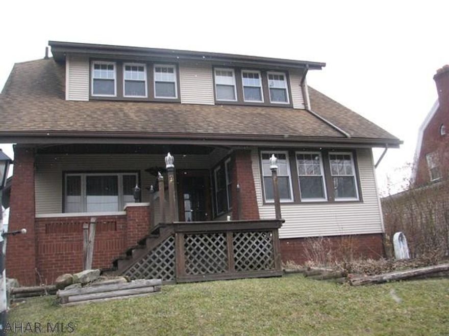 Beautiful older home in a great location. Rooms are very spacious. Hardwood floors.  With some TLC it could easily be brought back to it's original charm.