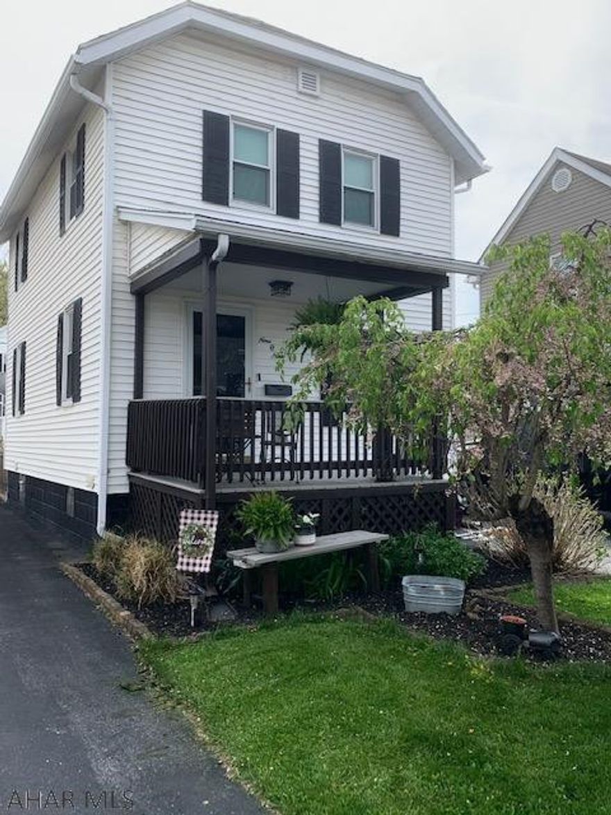 The perfect starter home awaits you! Adorably updated two story in the Toy Town area of Altoona. Newly installed central air, furnace and flooring. Fenced back yard with gazebo and patio area for entertaining. Updated kitchen with newer stainless steel appliances. Off street parking on newly sealed black top driveway. A beautifully maintained home in a great neighborhood.