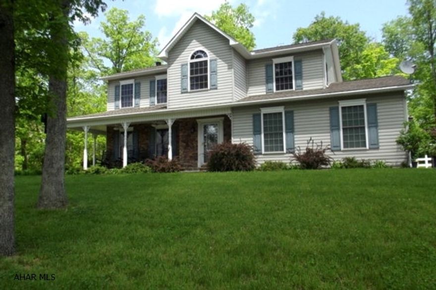 Privacy with convenience of I-99 close by. Be in downtown Bedford in 8 minutes; Altoona & Johnstown 35 miles. This custom built home offers breath taking views, outdoor living complete w/ outdoor kitchen and is secluded on 10 acres. This is a must see home with many amenities!