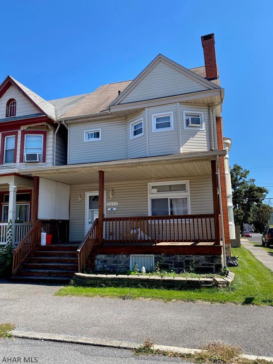 Looking for a big and spacious house on a corner lot with a fenced yard? Here it is... fully equip with 3 big bedrooms, and a HUGE finished attic with heat. You can move right in this family friendly home and get ready for fall decorating. Mechanics are good and bones are solid. Great deck out back and fence opens if want an off street parking pad. Fireplace has never been used by seller.