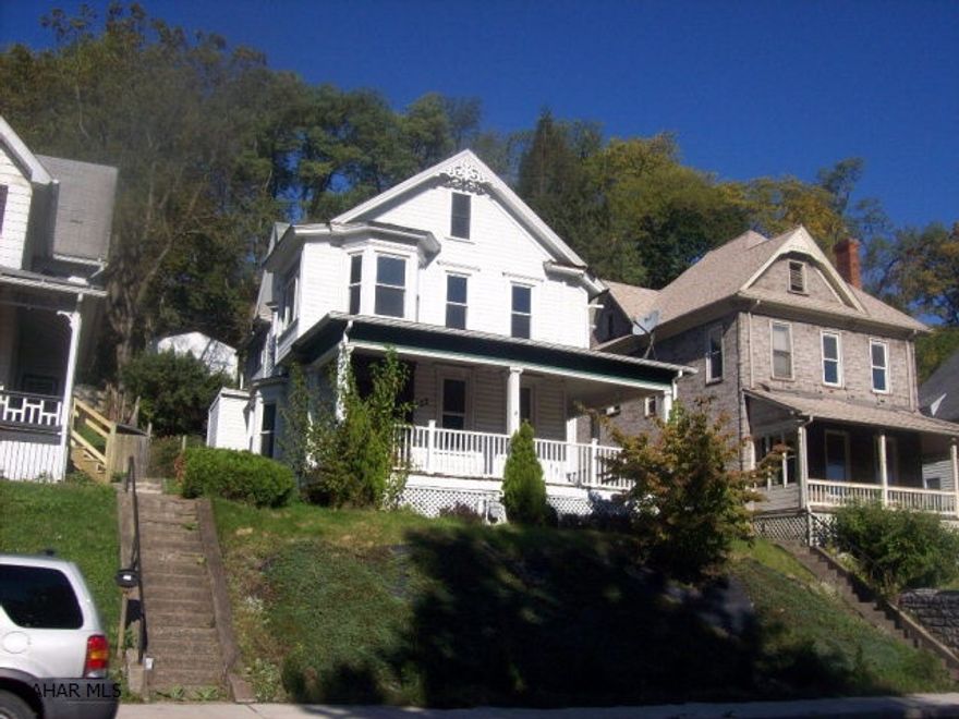 Big beautiful home, very sunny and bright with lots of windows, all hardwood floors, two fireplaces, new windows, second floor laundry, new boiler in 2010, wraparound front porch and rear patio.