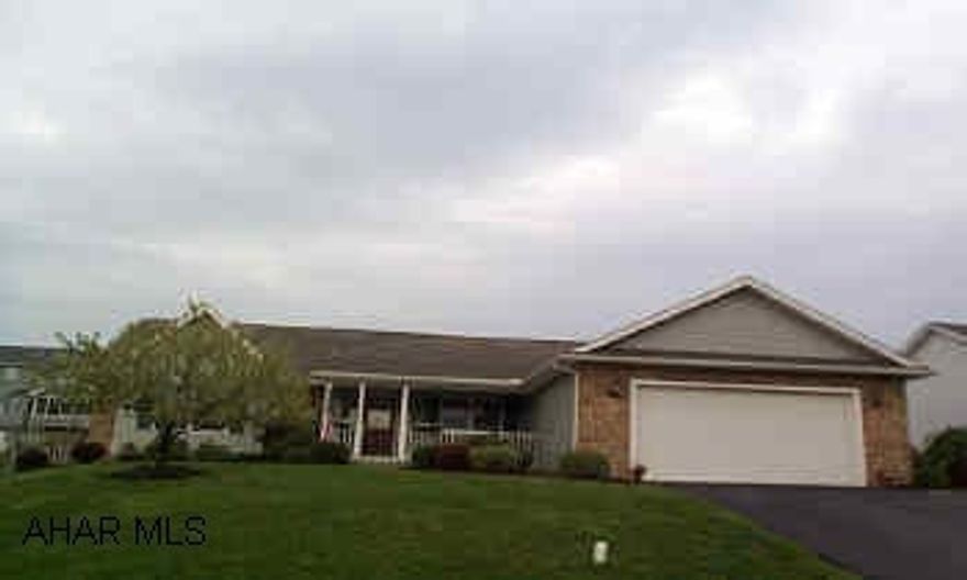 Immaculate!  3 BR rancher w/ distinctive qualities & features.  Unique great room with stone fireplace, vaulted cherry tongue and groove ceilings.  Open concept with kitchen nook, eating bar, formal dining area, 3 sizeable BRs.   Immaculate!  3 BR rancher w/ distinctive qualities & features.  Unique great room with stone fireplace, vaulted cherry tongue and groove ceilings.  Open concept with kitchen nook, eating bar, formal dining area, 3 sizeable BRs.  Master suite has jacuzzi, tray ceilings, French doors open to large patio.  Extensive landscaping, fenced yard.  Beautiful view.