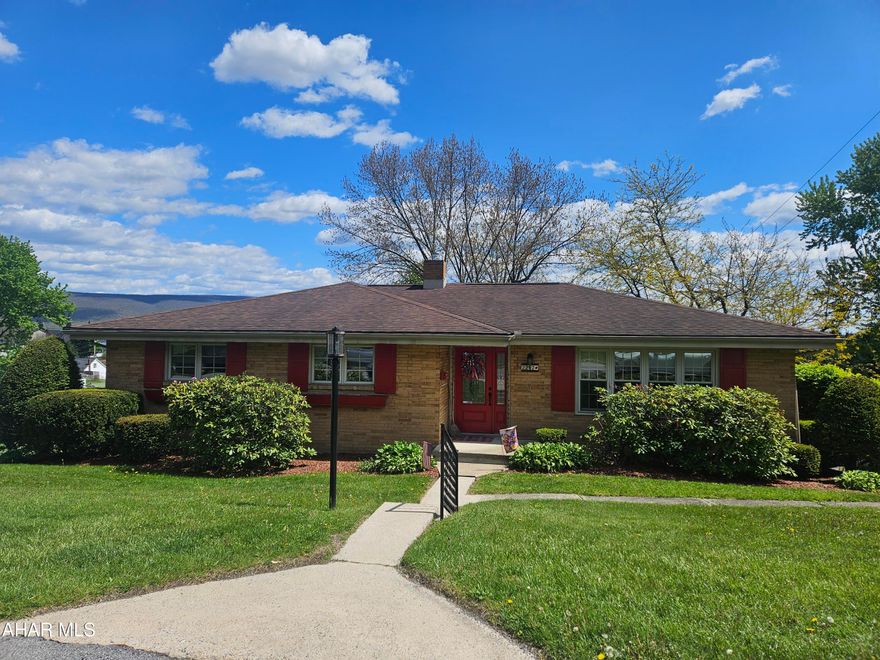 All brick one story!  This fantastically updated ranch features beautiful hardwood floors throughout the main floor with an updated island kitchen, a great bath with granite and an abundance of storage. The large bedrooms each have closets and the lower level family boasts a bar area with walk out to a private covered patio!  The blacktop driveway leads to a 4 car garage!  Priced for immediate sale!