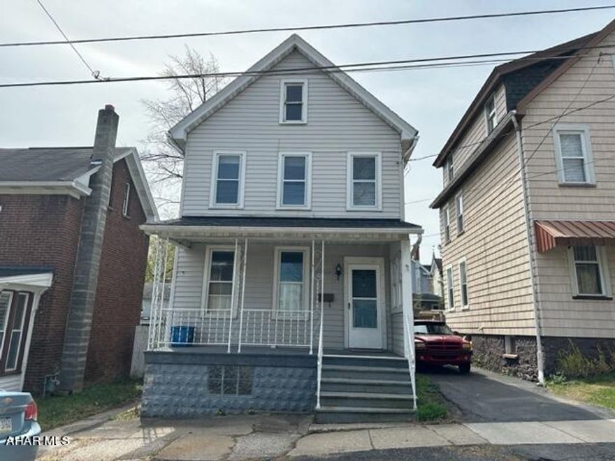 Move in ready in the borough of Hollidaysburg. Yard is fenced.