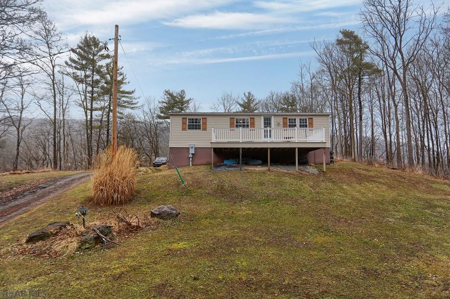 Nice 3 bedroom, 1.5 bath house on 2 acres of land. Enjoy quiet living and watching wildlife from the large deck.