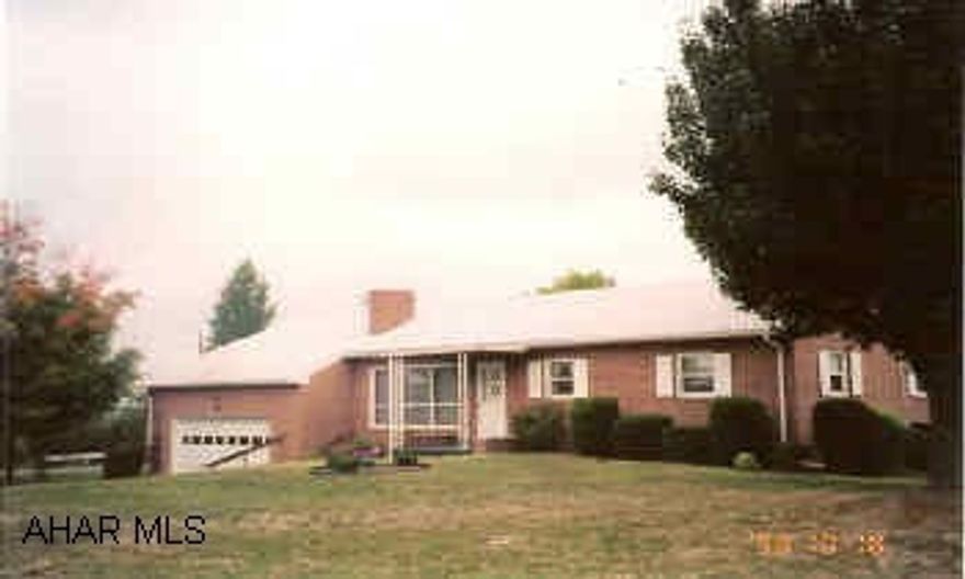 Lovely brick ranch home in excellent condition. Brick home, well maintained, new roof 2001, new well 2003, wood fireplace in basement.