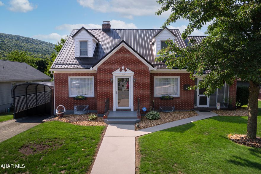 Welcome to 520 E John Street, nestled in the heart of Bedford! This home is conveniently located within walking distance of Bedford Middle and High School and is just a stone's throw away from downtown Bedford and its many attractions. Featuring 3 bedrooms and 2 baths, this residence boasts excellent spaces for both indoor and outdoor entertainment, including a spacious living room, dining room, a screened-in porch, and an additional bonus room at the rear. On the main level, you'll find the master bedroom, a second bedroom, and a full bathroom, all adorned with beautiful hardwood floors. The kitchen offers ample space for hosting dinners, complete with a refrigerator, dishwasher, range/oven, and microwave. The second floor houses the third bedroom with an en-suite full bath and an extra living space that you can personalize. Storage is plentiful throughout. The basement includes an additional area that could serve as a gym or recreation room, featuring a half bath and laundry area, plus a workshop and storage space for your lawnmower and tools. The outdoor patio will take your breath away with its beautiful, flat, and low-maintenance yard. Gather around the fire pit and enjoy sporting events right from the comfort of your backyard. With abundant parking and a carport, this is truly your Home Sweet Home!