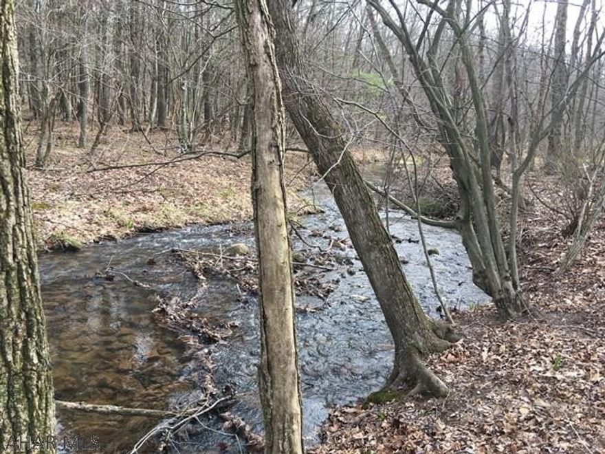 This is truly a beautiful, peaceful and private property!!!   Beautiful views of the mountains and a year around running creek and abundance of wildlife!. Great building site overlooking the creek and the mountains. 10 acres of woods and 4 acres cleared for that dream home. Perfect for the outdoorsman, fishing, hunting and walking trails.  Close to the State Game Lands, Raystown Lake Resort, Interstate 70 and the PA Turnpike.  2-3 hours to Pittsburgh, Baltimore, DC, Harrisburg and Philly.  Passed a Perk test in 2006.  The property is marked with red ribbons.