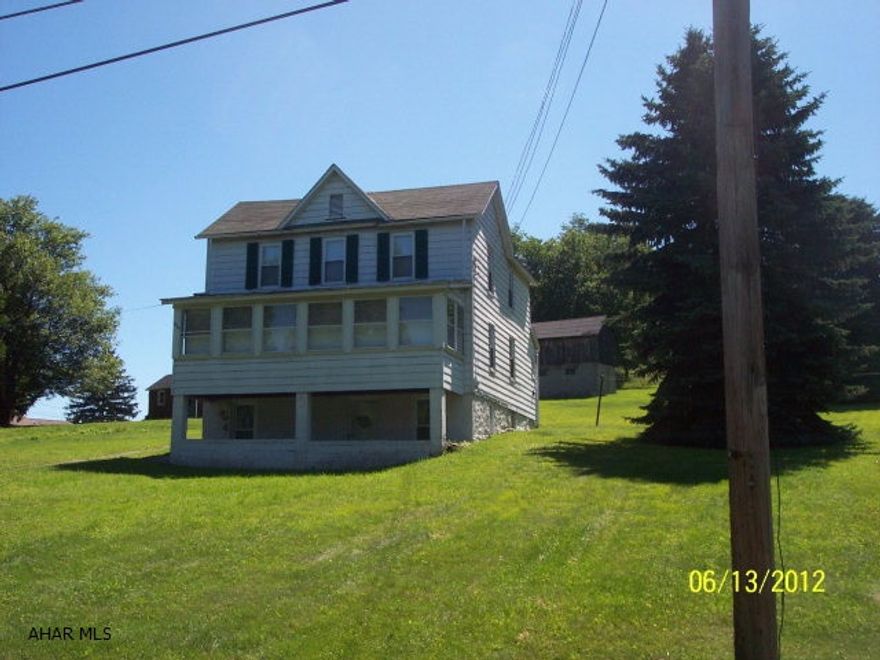 Property can be purchased without the additional 9.8 acres behind the house.  The asking price for the house and 1.72 acres is $55,000.