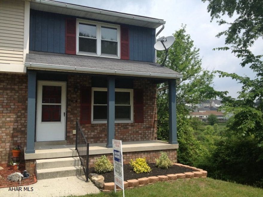 Private End Unit looks out on the rolling hills of Penn Farms. Updated Bathrooms. Nice Eat-In Kitchen with pantry and ceramic tile floors. Finished family room on lower level with sliding glass door leading to rear patio. Everything freshly painted and lots of storage. All appliances included!