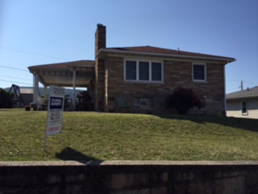 Immaculate stone rancher with hardwood floors.  Modern kitchen with appliances, modern bath with new flooring and sink.  Finished basement with remodeled 3/4 bath, woodburning fireplace in FR, large rec room with new flooring, drywall, lighting, 2 outside exits, laundry area, and workbench area.  Stairs to unfinished attic offers large storage area.  New electrical, and windows. Good mechanics. Covered patio and/or carport.  This home is in pristine, move-in condition.