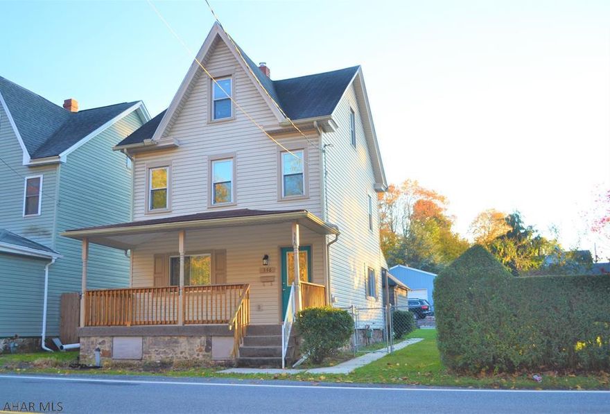 GREAT GREENWOOD ROAD HOME--This 2 BR home in Logan Twp is redone & ready for YOU! First floor has front entry, updated kitchen with an island & new floors, living room & unique coat closet/pantry that is sure to get good use.  Laundry just one step up off first floor. Upstairs is the full bath & two large bedrooms-both with ceiling fan & large closet. Attic is unfinished but walk up with fantastic storage!  Flat backyard with small garden area, off-street parking & a single-car garage.  From 2009-Present: Drywalled throughout, *NEW* wiring, *NEW* plumbing, *NEW* hot water heater, replaced boiler & windows, blown insulation, vinyl siding, new flooring.  Freshly painted throughout.  If packing up your things & moving right in is what you are looking to do, then this is the house for you!
