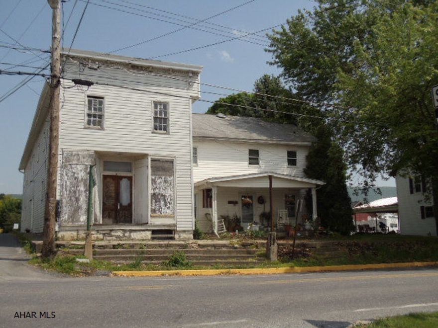 Excellent Opportunity!!!  Currently 4-bedroom 2-bath home on 101 Main St, Woodbury.  Separate apartment building with store front on 1st level & apt on 2nd (101 State St).  1st floor store front and 2-car garage (1/2 is workshop with no overhead door) used by seller for storage.  Sold As Is.  House rents for $600/mo (inc. water, sewer & garbage) - has oil heat.  Apartment rents for $350/mo (includes water, sewer & garbage).  Separate Tax ID #'s and deeds.  Both being sold As Is.  #J-073