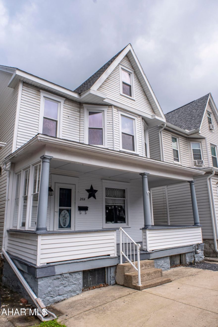 Welcome to this lovely 3 bedroom, 1 bath home in Altoona. Convenient, first floor laundry. Covered front and back porches. Off street parking with fenced in back yard. Bonus room on second floor and finished walkup attic. Matterport virtual walkthrough available. Schedule your showing today!