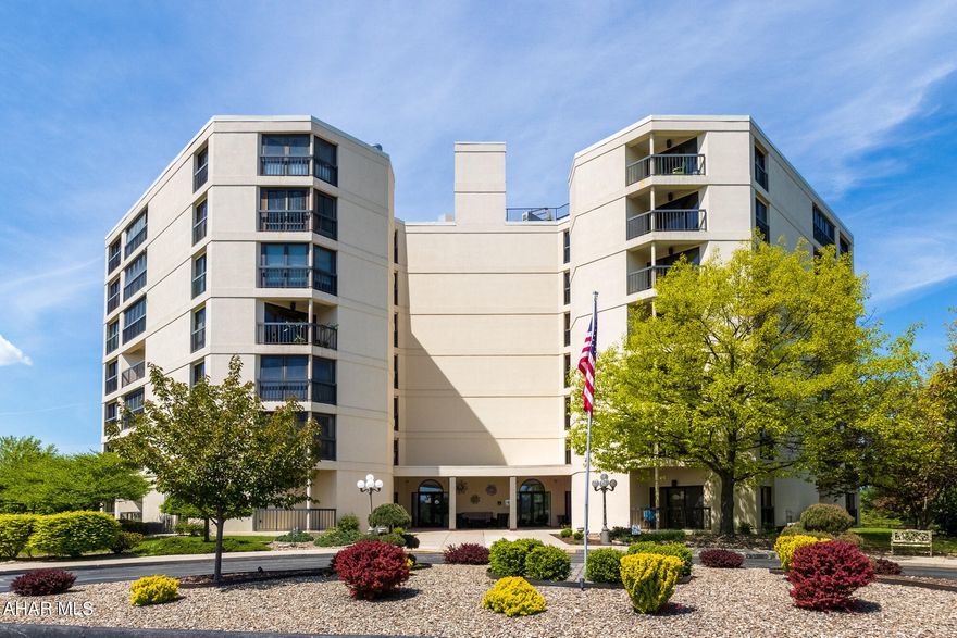 Luxury Condo - Welcome to this beautiful
2 bedroom, 2 full bath move in ready condo on the 2nd floor.  New kitchen with Quartz counter tops is open to the DR and LR.  There is access to the private covered balcony from the living room and primary bedroom, laundry room with full size washer & dryer.  Many features include:  secure front entrance with intercom, elevator, community room, library, garage, exercise area, and storage area.  New kitchen, new baths, new furnace, and new upscale floor coverings.