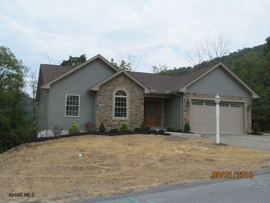 Quality is the key to this new construction home. Vaulted ceilings- Colombian Hevea hardwood floors throughout-Central vac- Duel heat system- Porcelain/ceramic kitchen & baths- Cherry cupboards- Granite counter tops- 12 X 16 Trex deck. Move in ready by mid September.