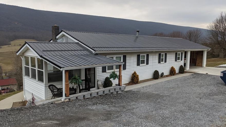 Home sweet home! That's what you will be saying when you step into this beautiful, inviting ranch house located in the beloved Scotch Valley area. Sitting on just over an acre of land, this home boasts everything you are looking for, with many updates! Brand new Corian countertops and LVT flooring add to the kitchen's already charming appeal with a spacious pantry to hold all of your favorite snacks! Entertain guests on the newly added covered patio, or cuddle up in front of the cozy fireplace downstairs in the family room. If you enjoy a view, then this is definitely the home for you! This is a treasured home! It has helped to make the current family countless lasting memories! Sale is contingent upon seller being able to purchase another property. Seller is PA licensed realtor.