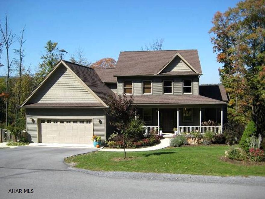 Immaculate 2-story home close to town on large lot. Amenities include large eat-in gourmet kitchen/ granite counter tops, stainless steel appliances, double ovens, and a home office area. A spacious laundry room w/ washer & dryer included. Living room boasts hardwood floors & gas f/p. The MBR includes a MBA and walk-in closet. Large unfinished bsmt has tall ceilings & plumbing for easy finishing. Beautiful backyard, deck, porch and mature landscaping.