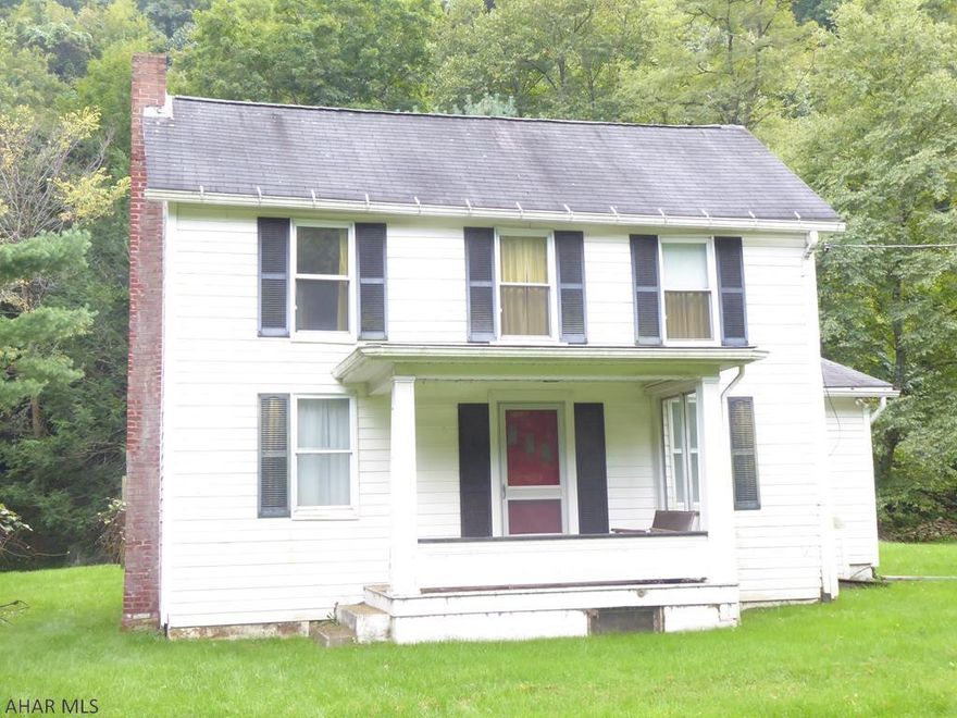 If you are looking for a home with historic charm, this home is the one.  Situated on the foothills of the of the Southern Pennsylvania mountains. Close to Pittsburgh, DC, and Maryland.   Listen to the sounds of the trains and rushing waters of Wills Creek from across the road.   Situated on half and acre with fruit trees and grape vine with nice flat yard.   Lots of wildlife and near state game land access.  With a little TLC you can customize this home to met your style.