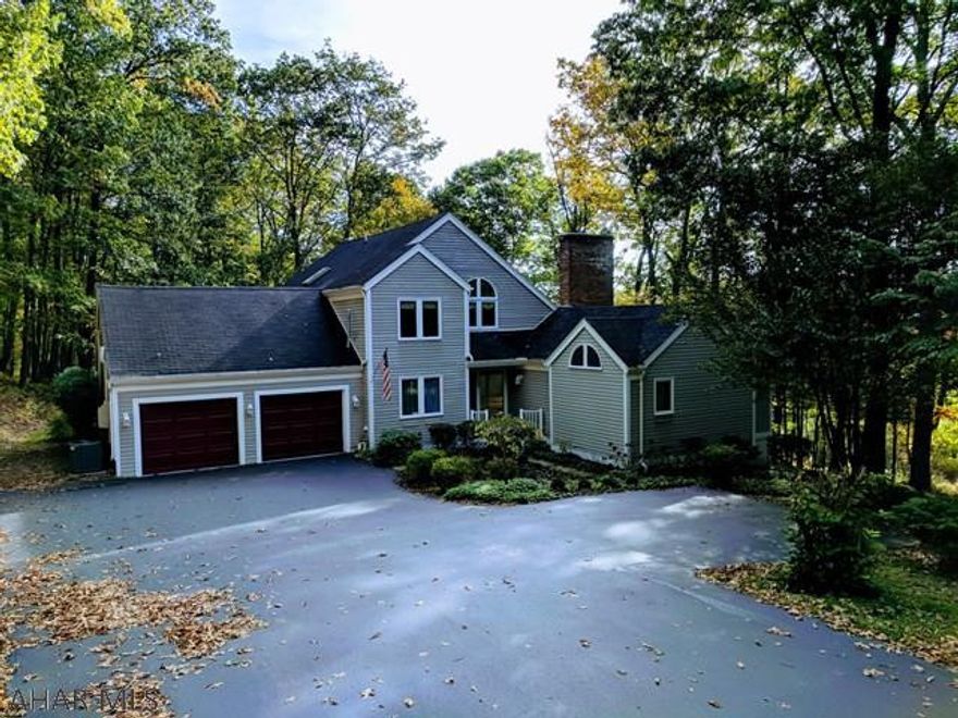 If you looked before look again!  Several recent updates to this great home in Stonehedge. Custom Built Contemporary Home (by ACORN) sits on almost an acre lot, most of this is wooded offering serenity and privacy. Abundant wildlife and birds can be seen from the screened back porch. The Fire pit offers a great family opportunity to enjoy Smores and the outdoors. Tons of storage space. Open floor plan with cathedral ceilings and skylights. Enjoy the country feeling while only minutes from Hollidaysburg and Altoona and all of the shopping and amenities offered in Blair County, PA.