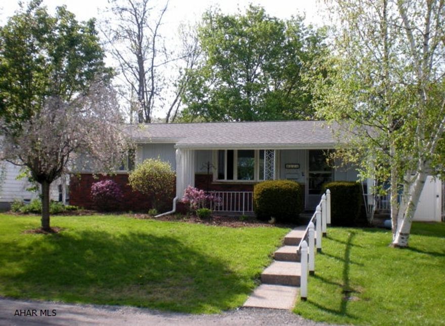 Well built/maintained ranch in great neighborhood (1/2 block from Fairview Ball Field and Playground,close to Penn State Altoona Campus) there is a large deck off of the dining room and large fenced yard. The Basement has a hugh finished recreation/family room and separate large workshop/laundry/storage area w/Toilet and sink.