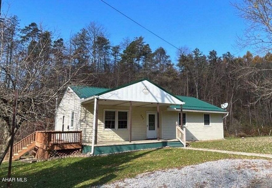 Come see this ranch style home with 1st floor living situated on a spacious .44 acre lot!  This home includes 3 bedrooms and 1 bathroom with a full unfinished basement featuring high ceilings. The home also features a covered front porch as a nice sitting area and an open side deck to enjoy the outdoors.  Laundry hook-ups are located in the basement as well as the first floor.  The exterior features a nice level yard and driveway for off-street parking and possible room for a garage/outbuilding if desired.  This low maintenance home is vinyl sided with a newer metal roof.  Call to schedule your showing today.
Pre-approved buyers only.
Buyer to verify taxes, lot size and square footage